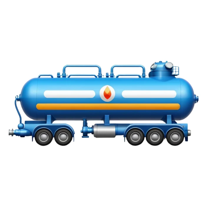 create an ultra realistic liquefied gas tanker sticker