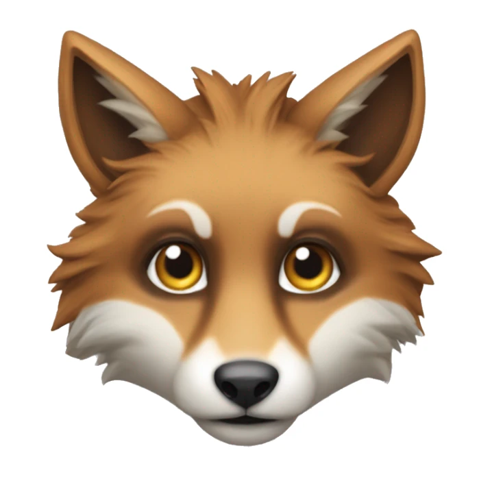 Una Scimmia che abbraccia una volpe sticker