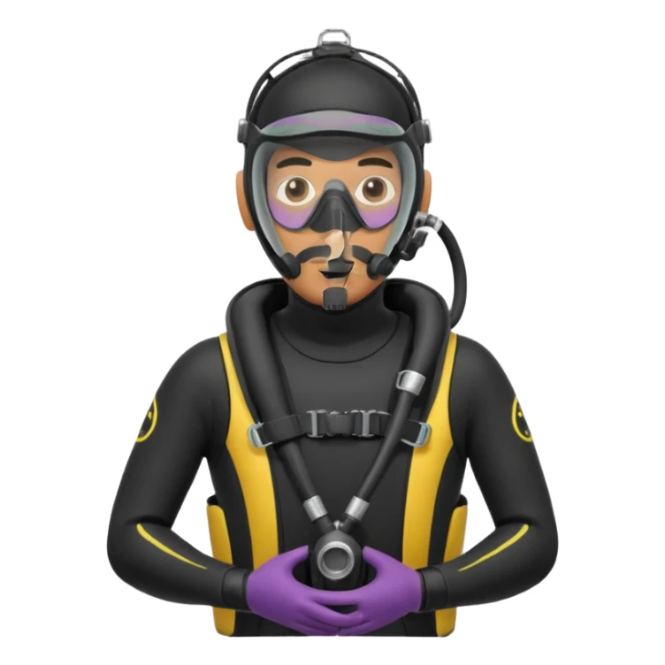 Moroccan male 38, scuba diving fan sticker