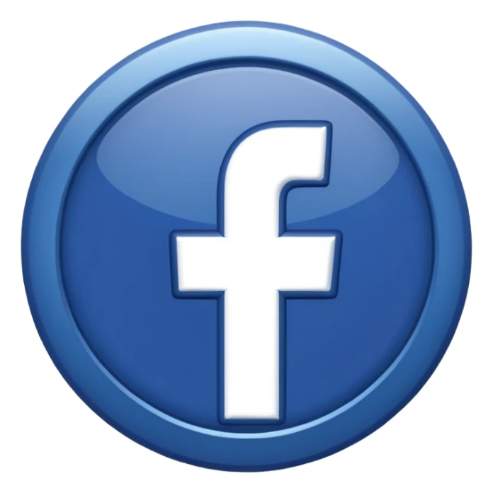 représente le célèbre badge de certification Facebook (blue check" ou "pastille bleue) sticker