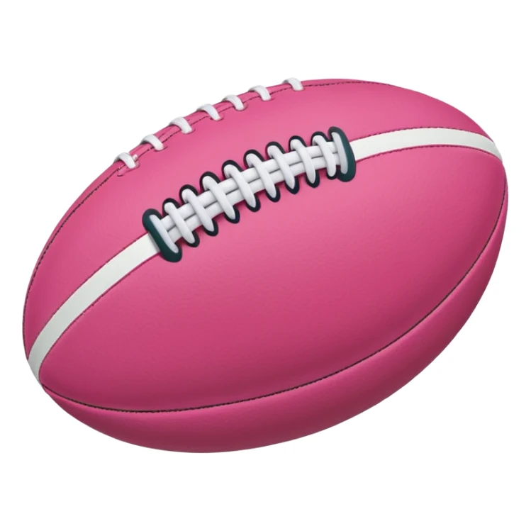 Rugby Fashion sport formpink without man sticker