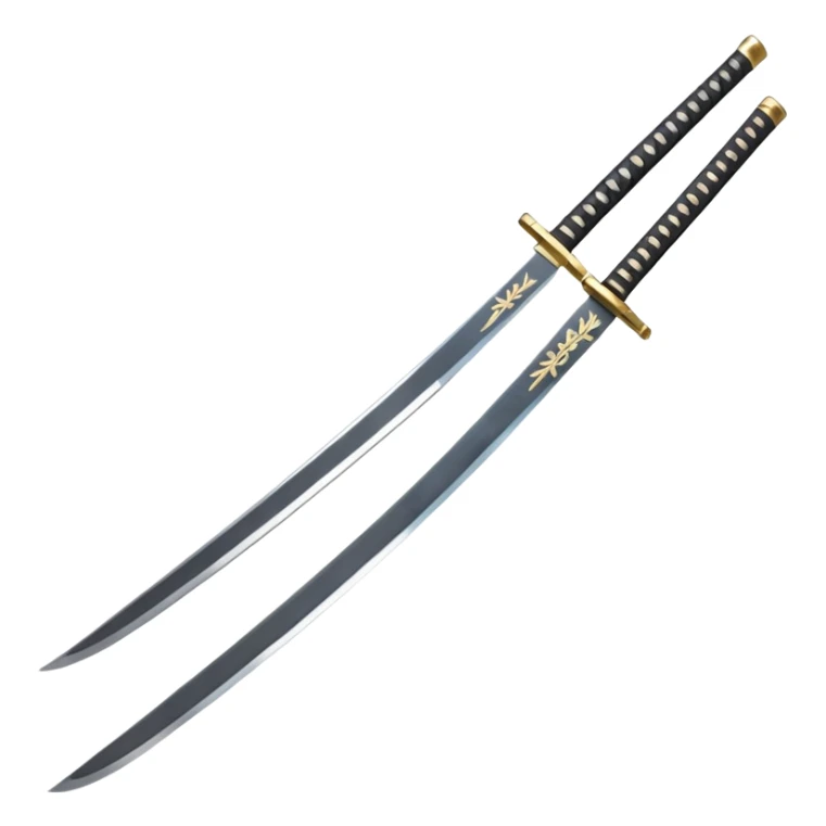 Famous old long Katana, full length chinese names on blade. sticker