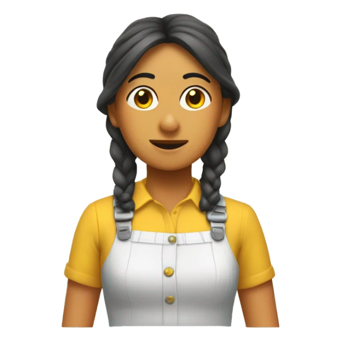 Chica haciendo el pino  sticker