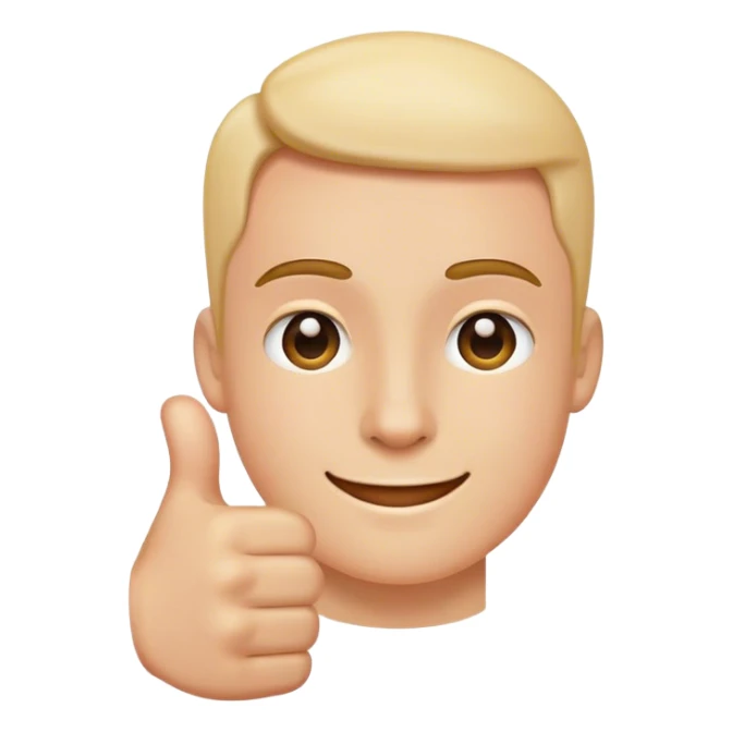 Thankyou emoji thumbs up sticker