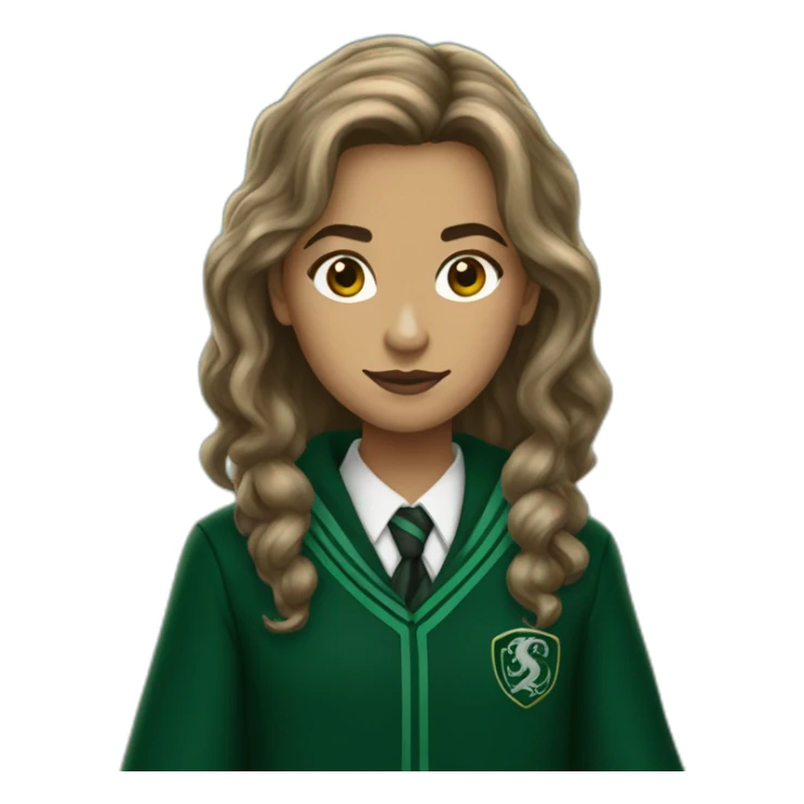 Hermione Granger in Slytherin sticker