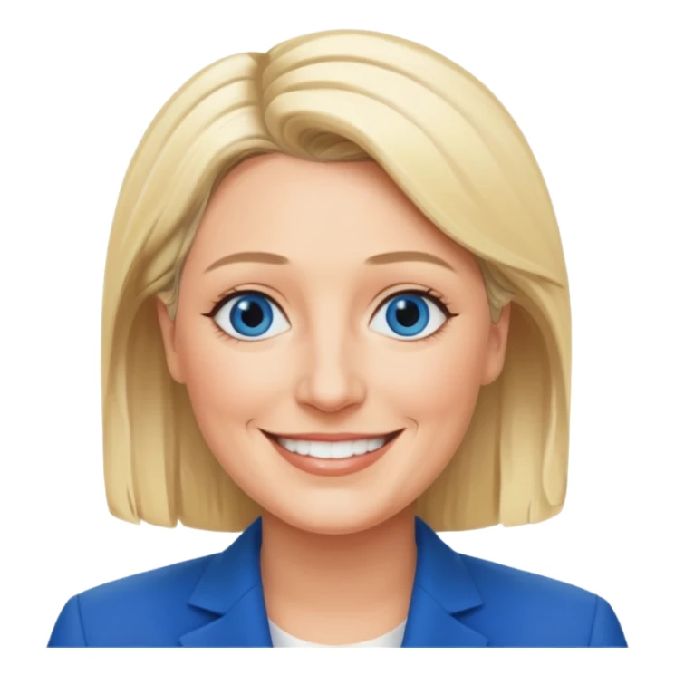 Cree moi un emoji marine le pen  sticker