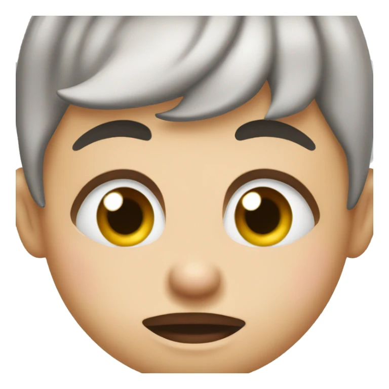 Rolling eyes with kiss marks on face ￼ sticker