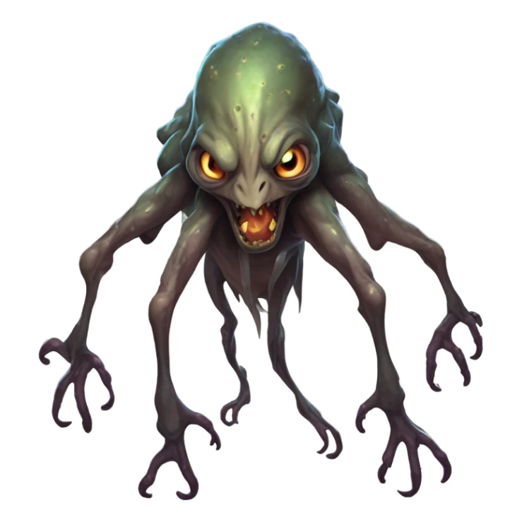 The monster from the movie the substance  sticker