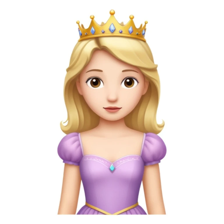 girls in a princess dress sticker