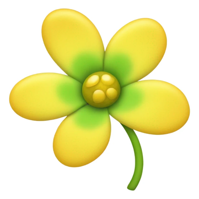 cute yellow flower emoji sticker