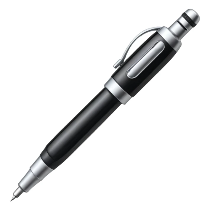 Big fat pen with needle tattoo gun sticker