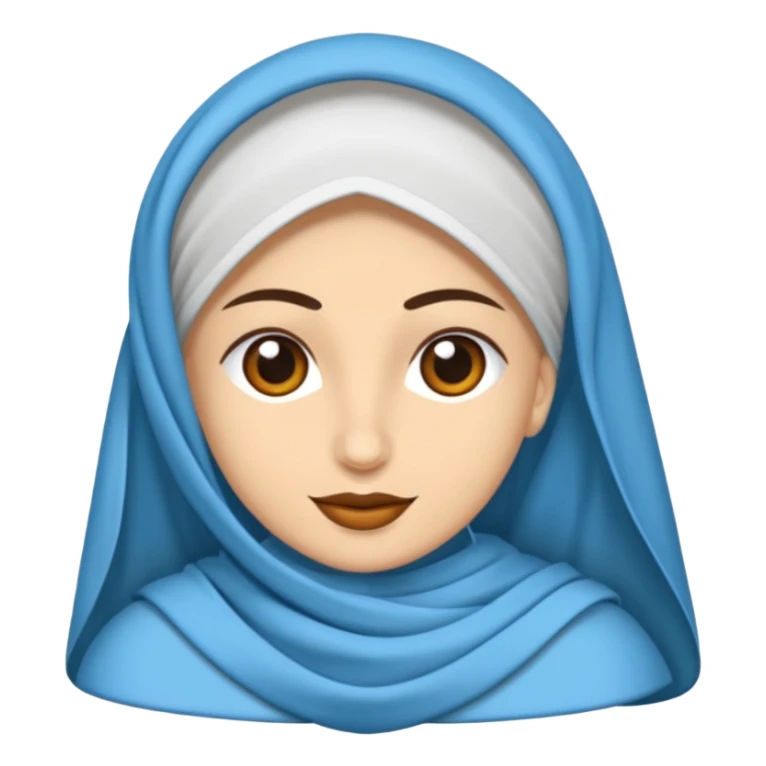 Mavi yuvarlağın içinde beyaz tik sticker