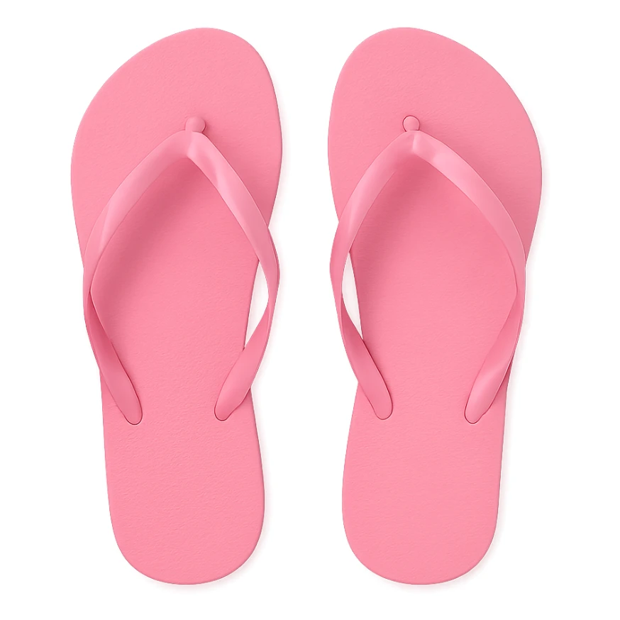 pink flip flops sticker