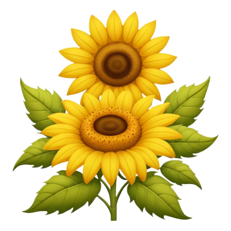 Girasol y avejita sticker