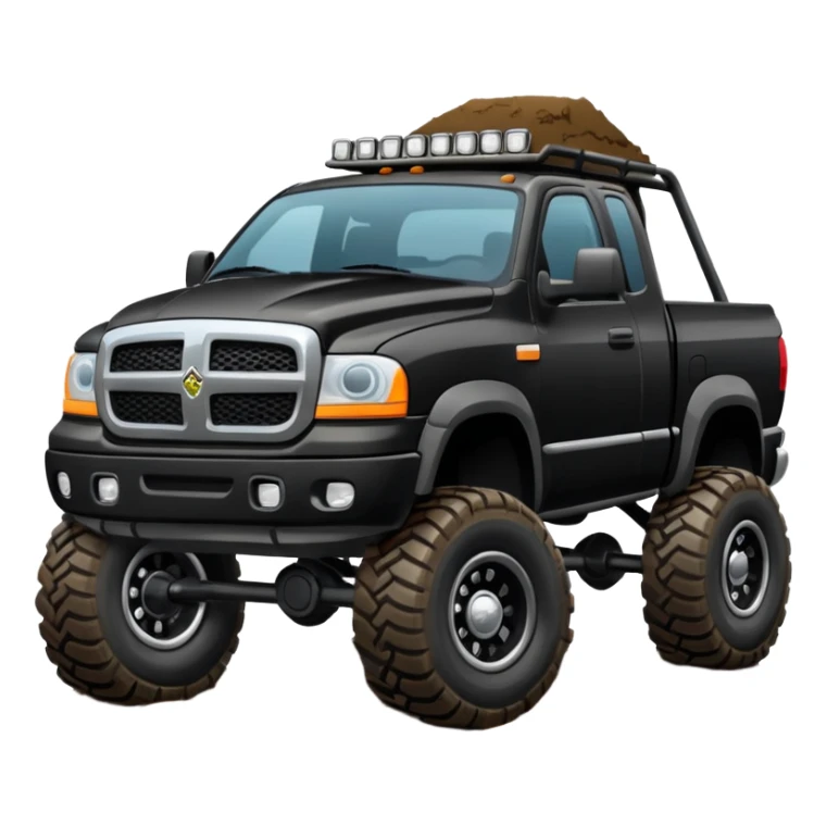 Need a SRT truck emoji that I can copy and paste with no guns on top sticker
