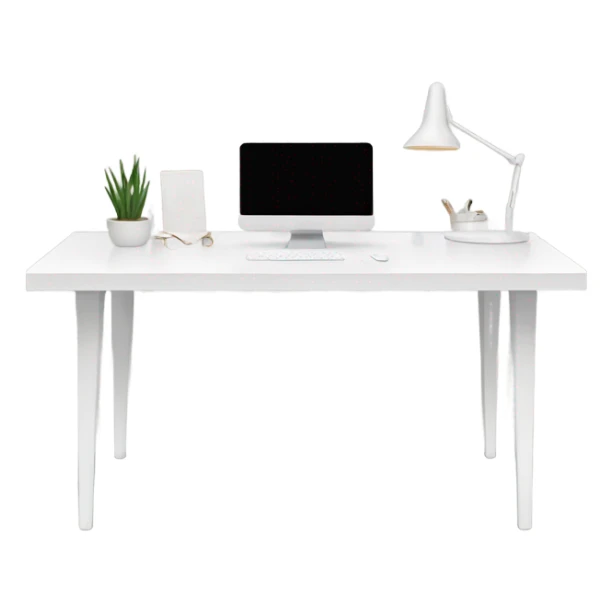 minimalist-clean-work-desk-with-white-wood-colorway-front-view sticker