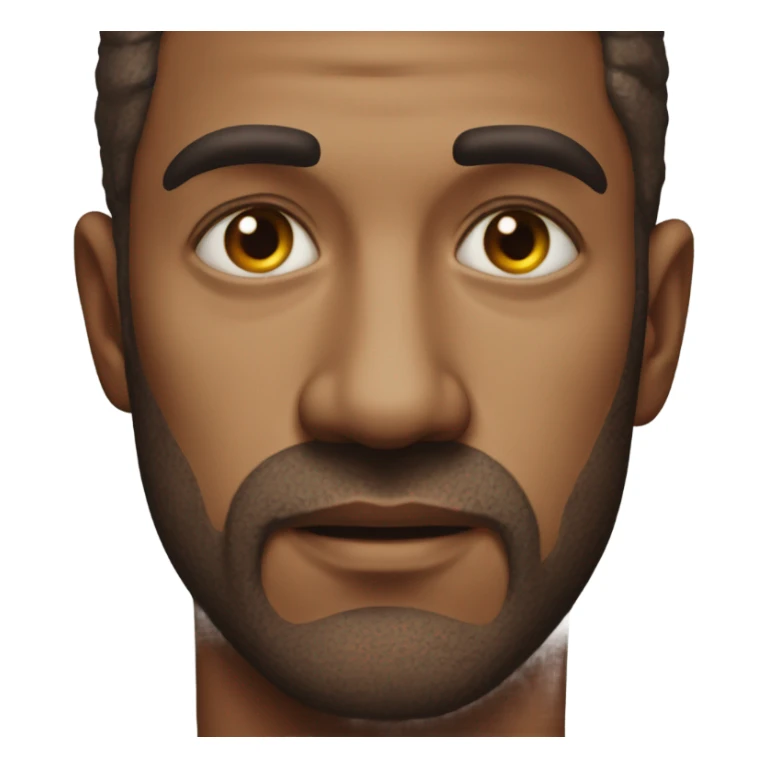 intense gaze of a man sticker