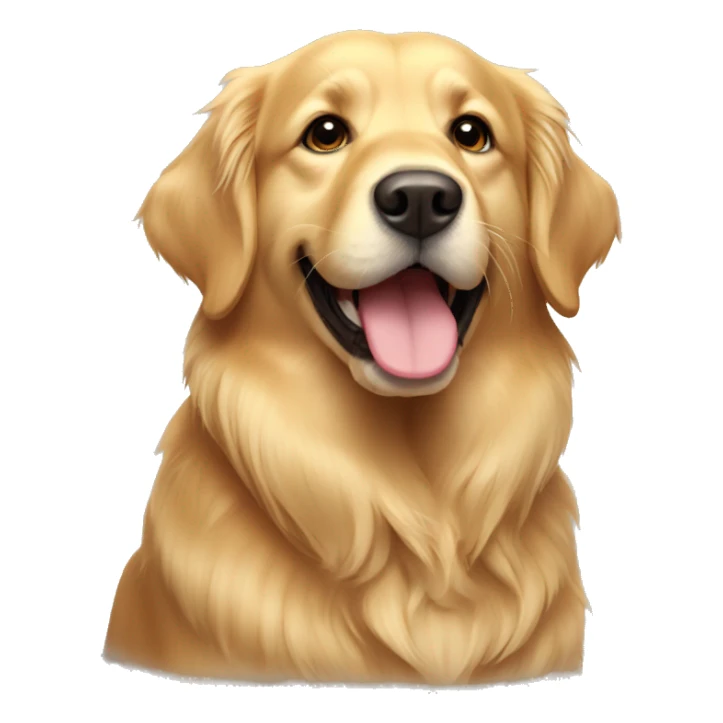 sweet golden retriever sticker