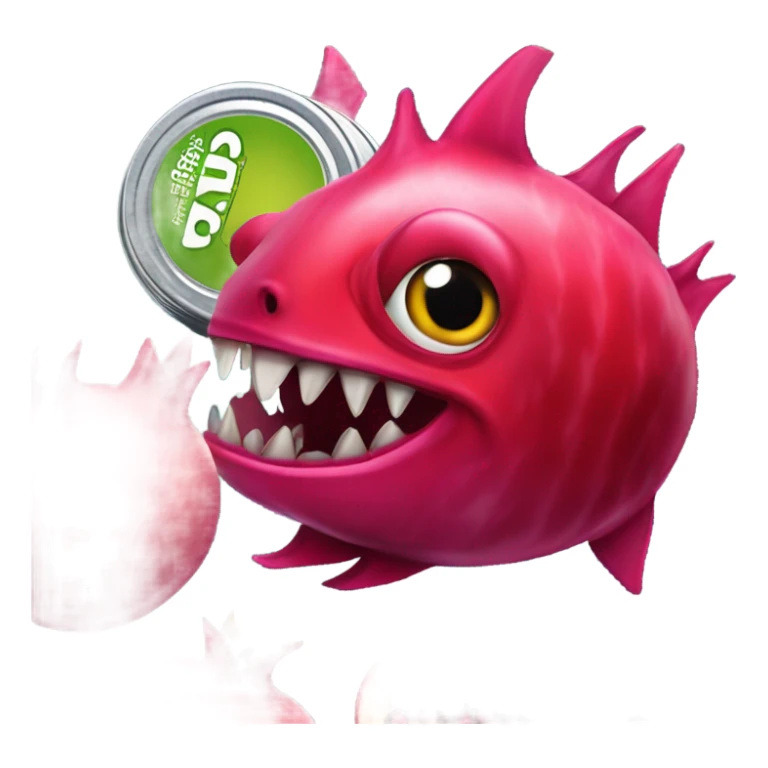 Pomegranate Piranha Energy Drink  sticker
