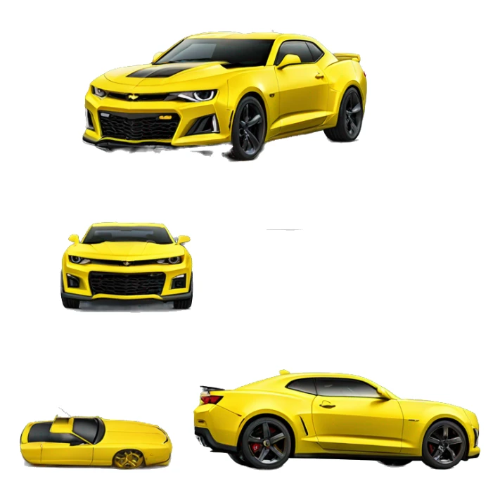 Chevrolet Camaro ZL1 Yellow sticker