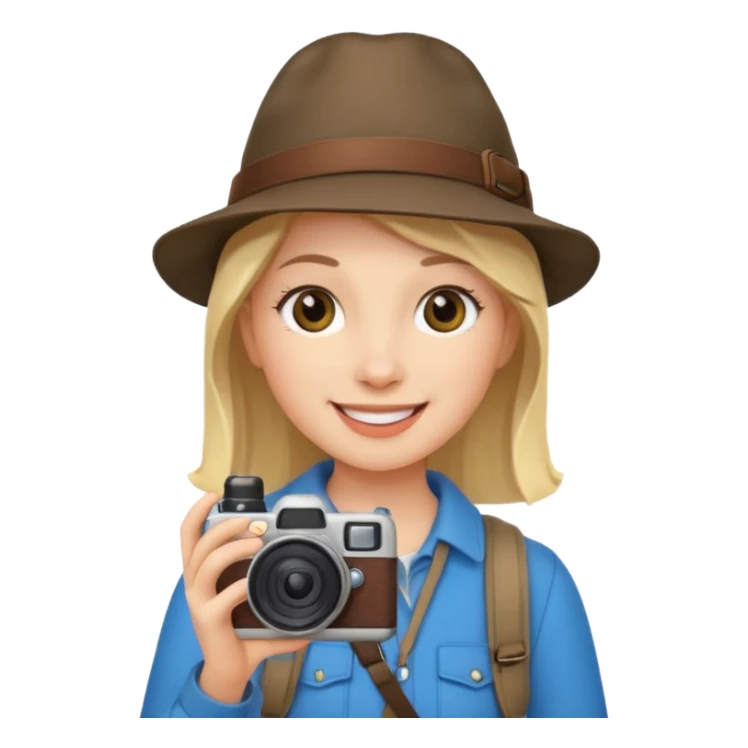 Tourist Taking Photo sticker