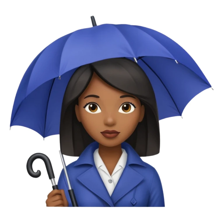 HOLDİNG UMBRELLA BLACK WOMAN sticker