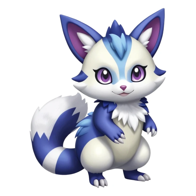Shiny Furret-Meowstic-Zangoose-Hybrid (Full body) sticker