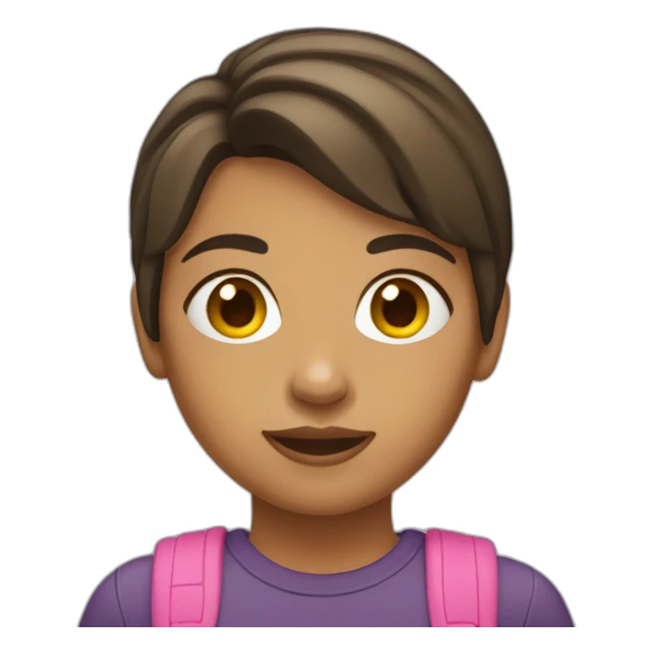 Jeune fille en short sticker