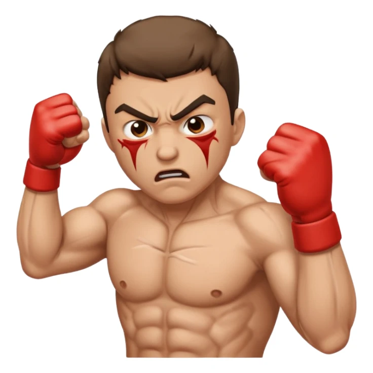 a man punches himself in the face  sticker