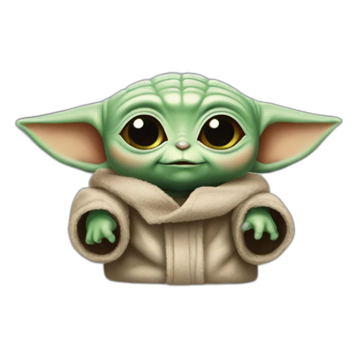 Baby yoda sticker