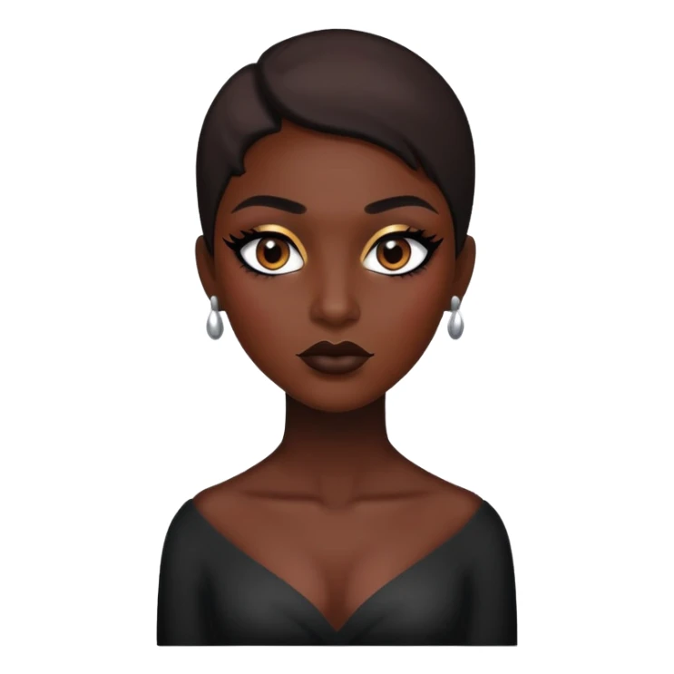 dark beauty in the spotlight sticker