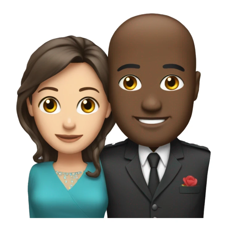 Patrice Talon with his wife sticker