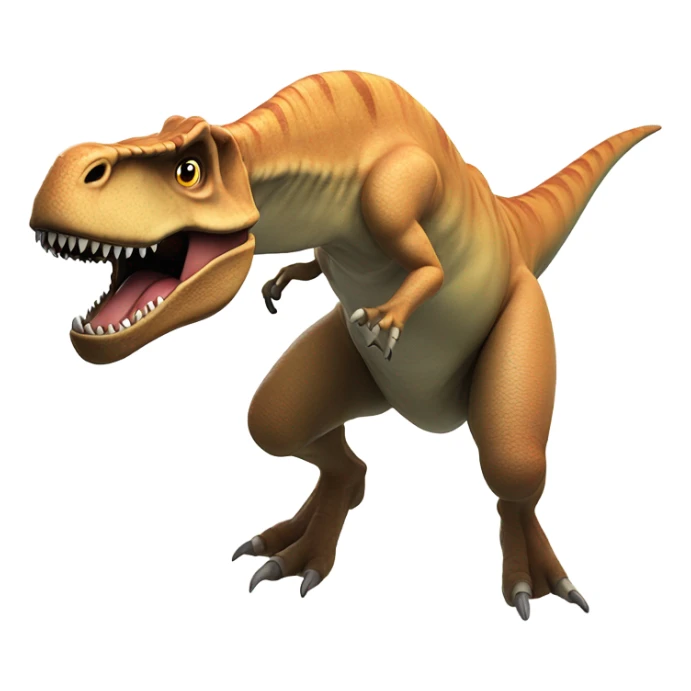 T-Rex front flip sticker