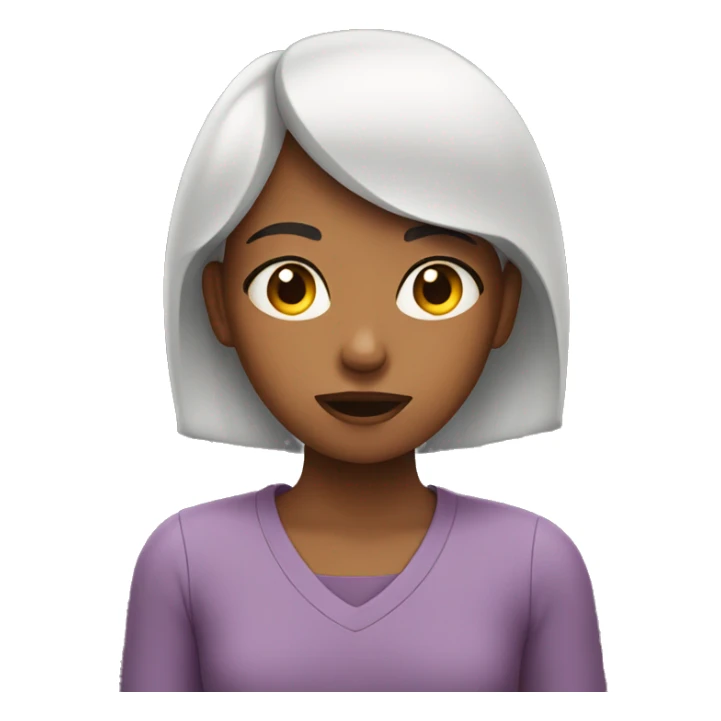 Girl watching Netflix sticker