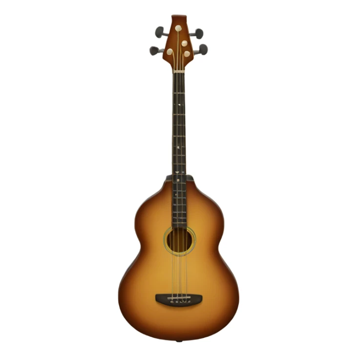 acoustic bass sticker