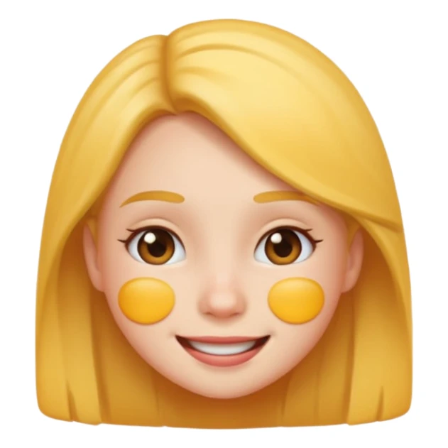 girl emoji with pimple sticker