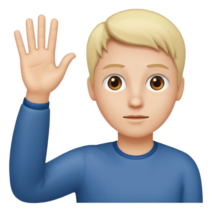  Indifference - lack of interest, concern, or sympathy  - waving hand in a dismissive gesture sticker