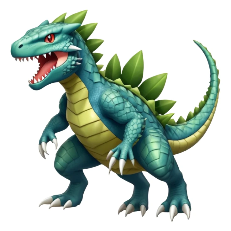 Sceptile-Feraligatr-Pokémon-Fakémon-creature sticker