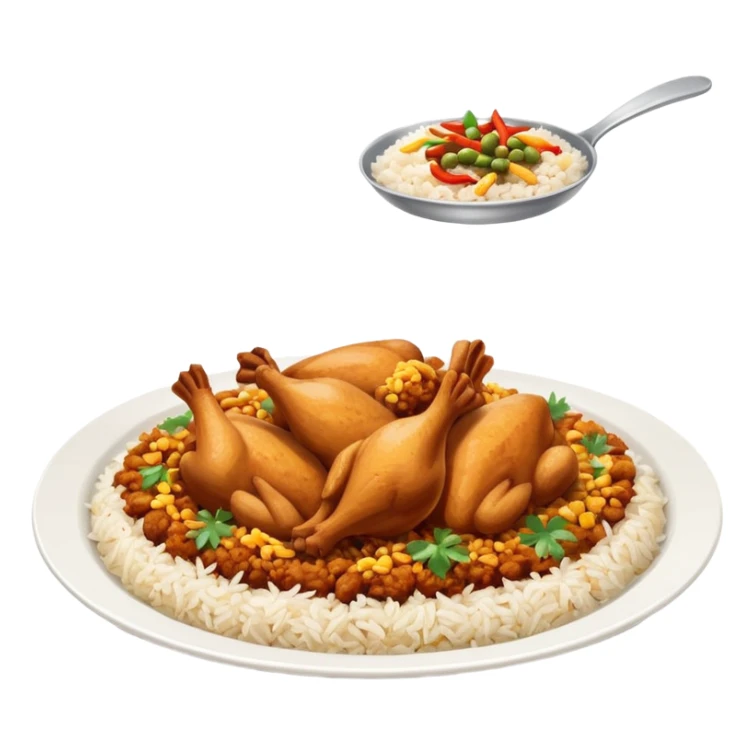 I want one biriyani plate fly in the sky sticker