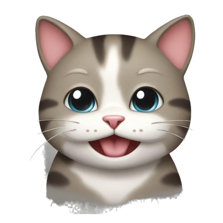 Happy cat in love sticker