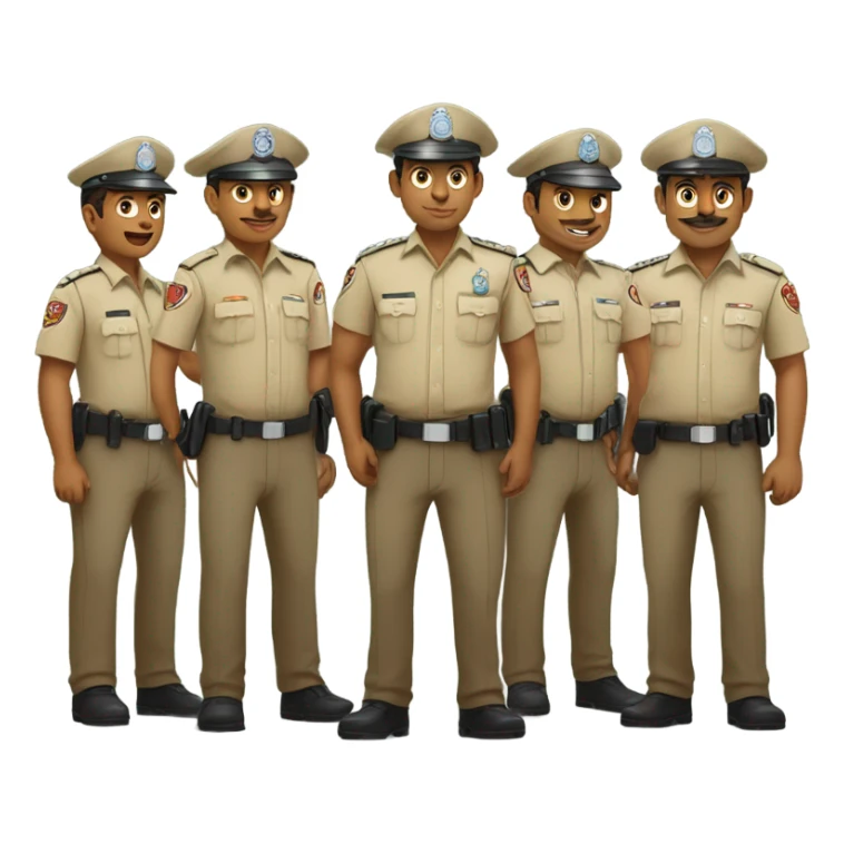 Indian police sticker