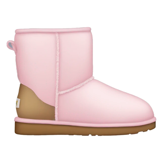 light pink uggs sticker