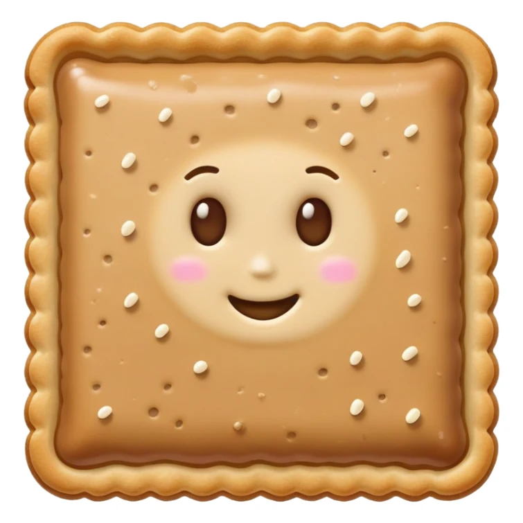 Brown sugar pop tart no face sticker