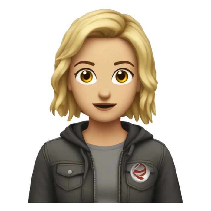 hayley welch hawk tuah girl sticker