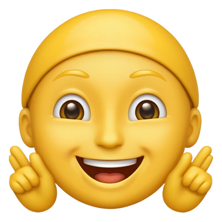 emogy showing winning face sticker