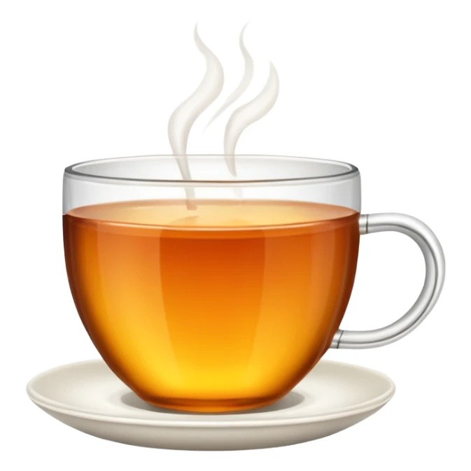 Ince belli bardakta cay sticker