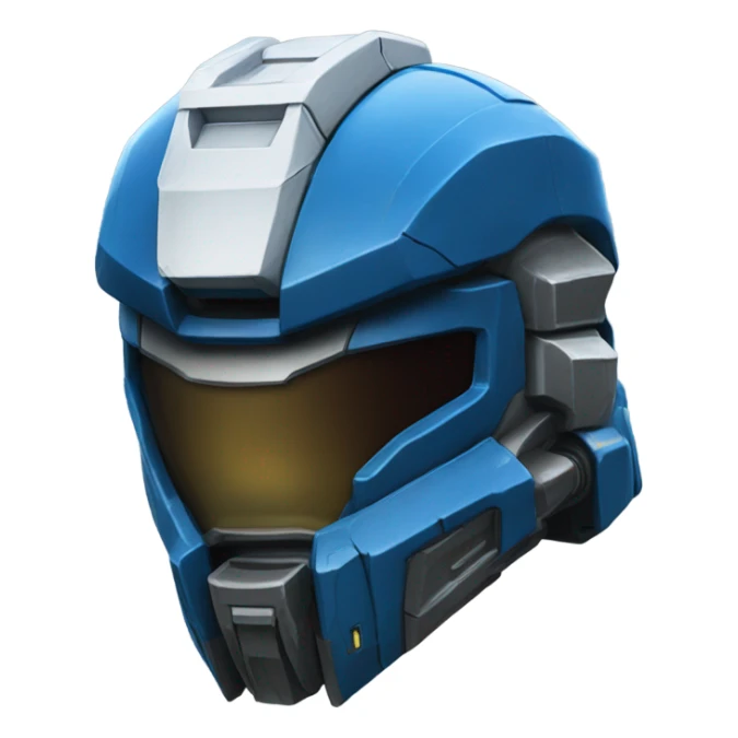 Blue Mark V Spartan Halo series sticker