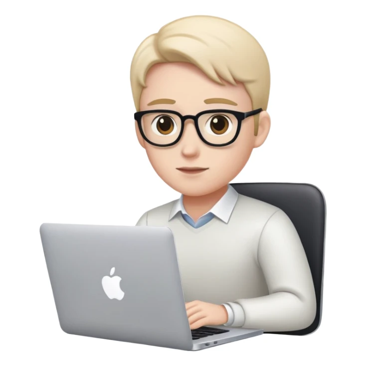 Business meeting online macbook sticker