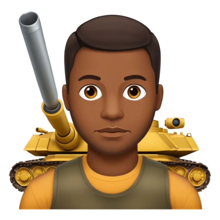 Durrell "Tank" Babbs with dark brown hair sticker