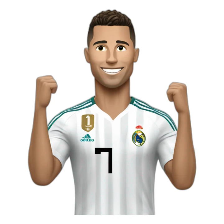 Ronaldo qui fait un suiiii sticker